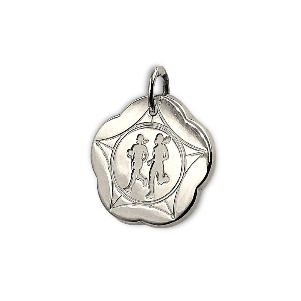 Tiffany & Co. X Nike 925 Sterling Silver 2008 Sf Marathon Pendant, Runner Charm